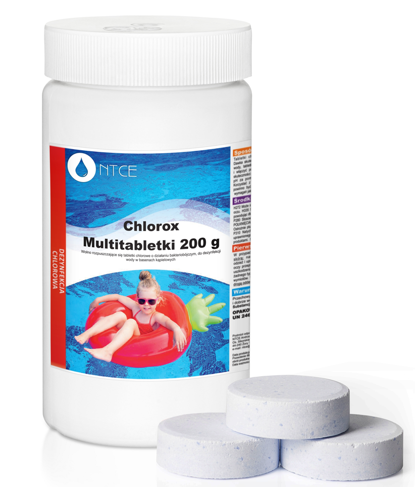Chlorox Multitabs 200 g – Pastilles de chlore pour piscines – 1 kg