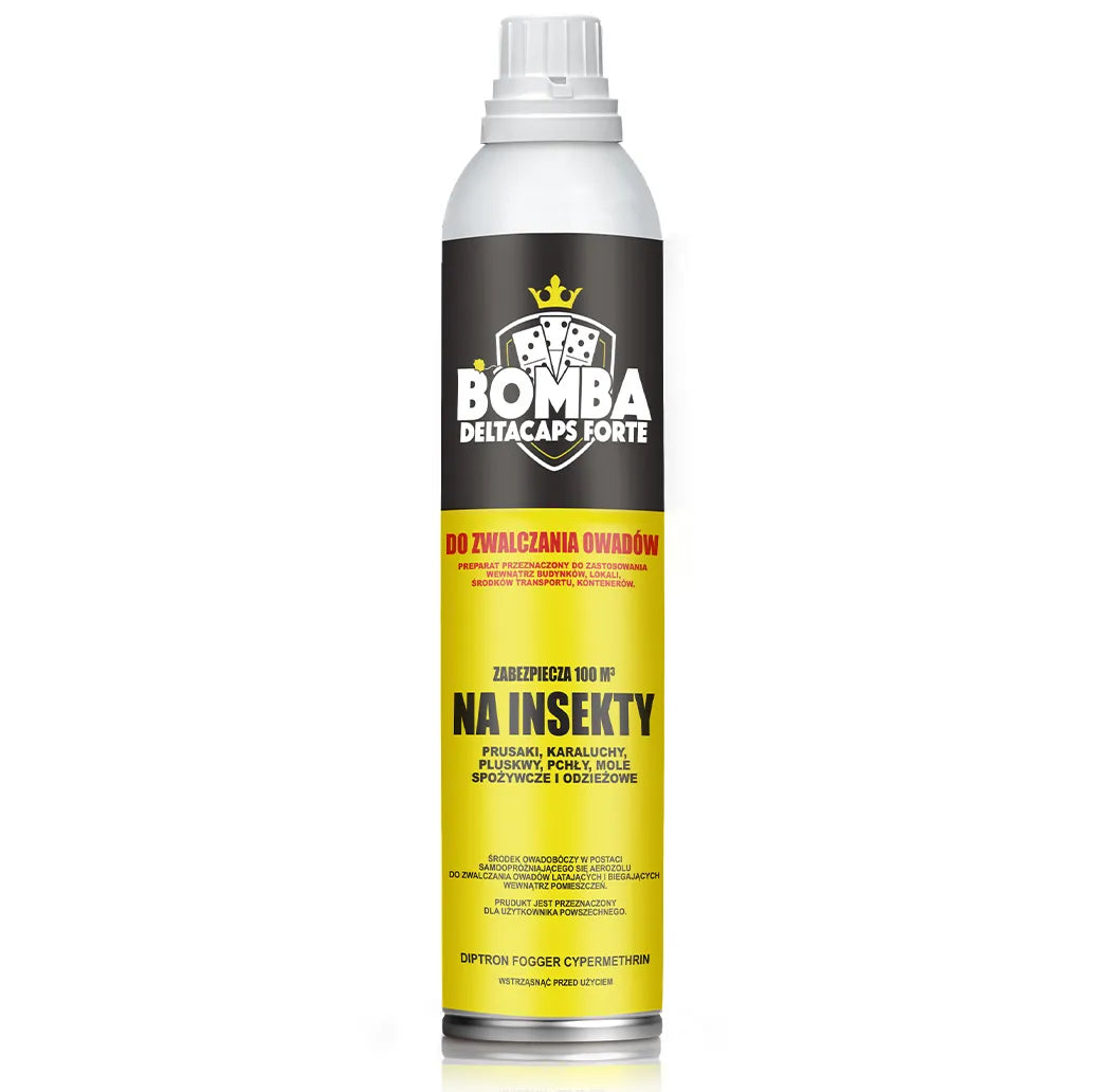 Bombe fumigène contre les cafards et les insectes – Deltacaps FORTE protège jusqu'à 100 m³