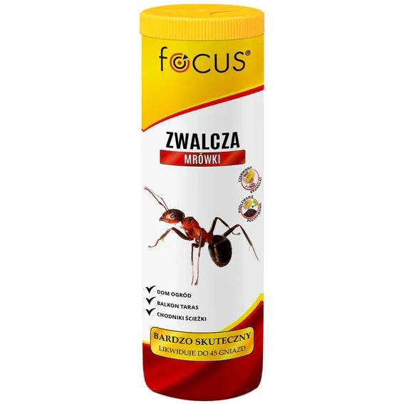 Granulés Focus pour la lutte contre les fourmis, boîte distributrice de 450 g