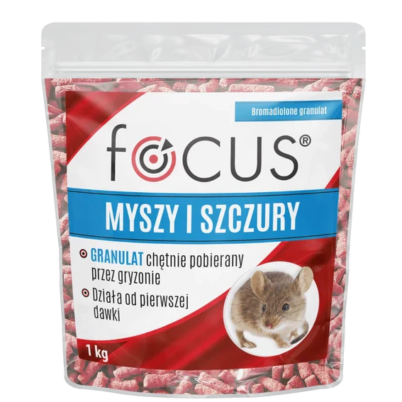 Granulés FOCUS contre les souris et les rats | 1 kg