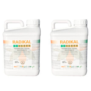 Herbicide professionnel Radikal 2x5L pour tous les jardins