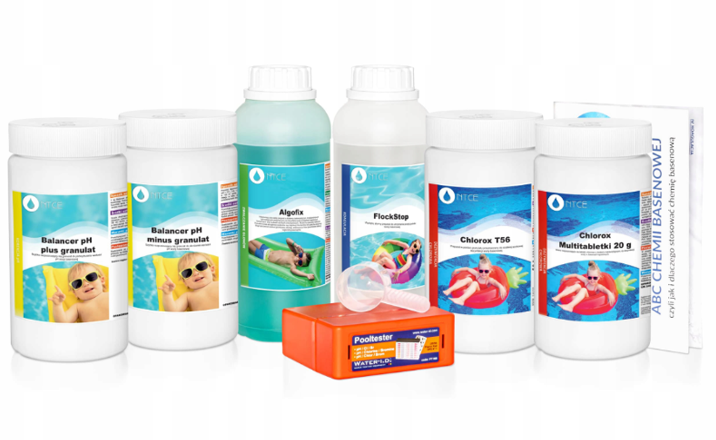 Kit d'entretien de piscine 7 en 1